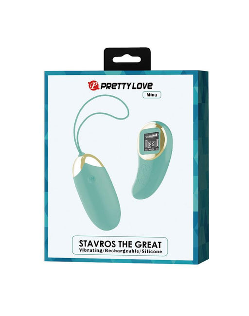 Pretty Love - Mina - Vibrerend Eitje - Afstandsbediening met LCD Display - Lichtblauw