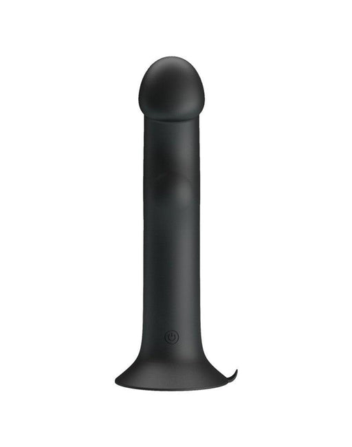 Pretty Love - Murray - Vibrerende Dildo - 19 cm - Zwart - USB Oplaadbaar - Siliconen