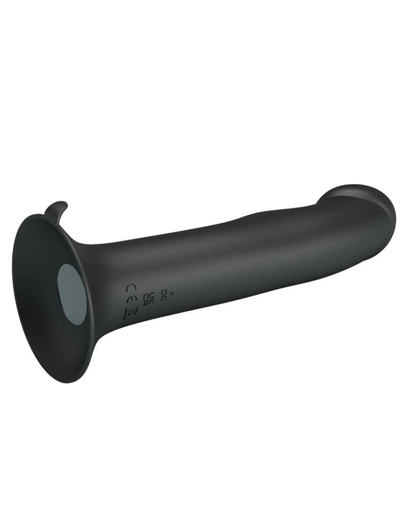 Pretty Love - Murray - Vibrerende Dildo - 19 cm - Zwart - USB Oplaadbaar - Siliconen