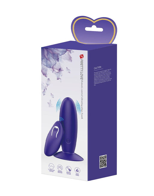 Pretty Love - Murray Youth - Vibrerende Buttplug - Met Afstandsbediening - Paars
