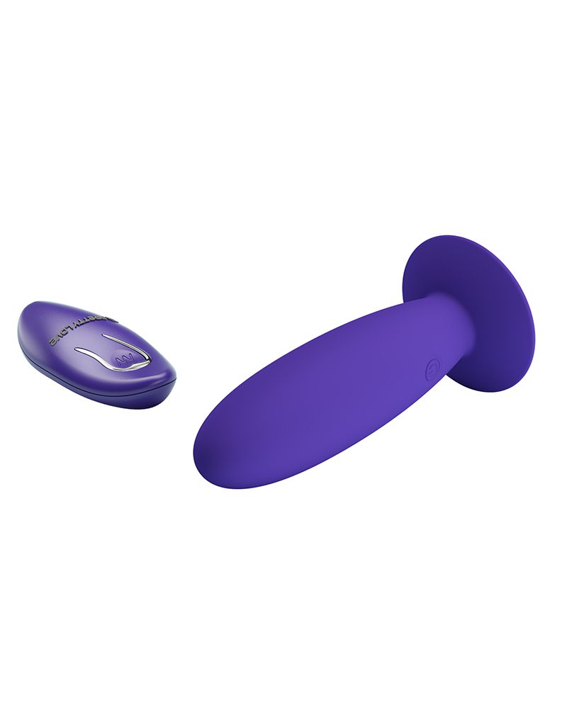 Pretty Love - Murray Youth - Vibrerende Buttplug - Met Afstandsbediening - Paars