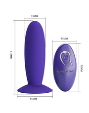 Pretty Love - Murray Youth - Vibrerende Buttplug - Met Afstandsbediening - Paars