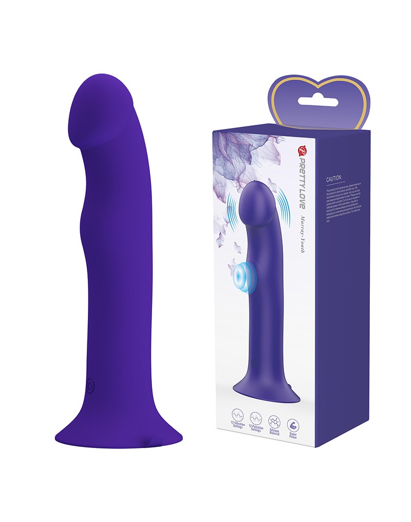 Pretty Love - Murray Youth - Vibrerende Dildo - Paars