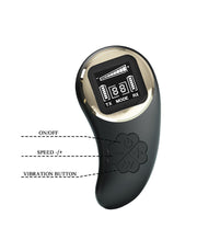 Pretty Love - Nathan - Partner Vibrator - Afstandsbediening met LED Display - Zwart