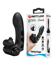 Pretty Love - Orlando - Vinger Vibrator - Zwart