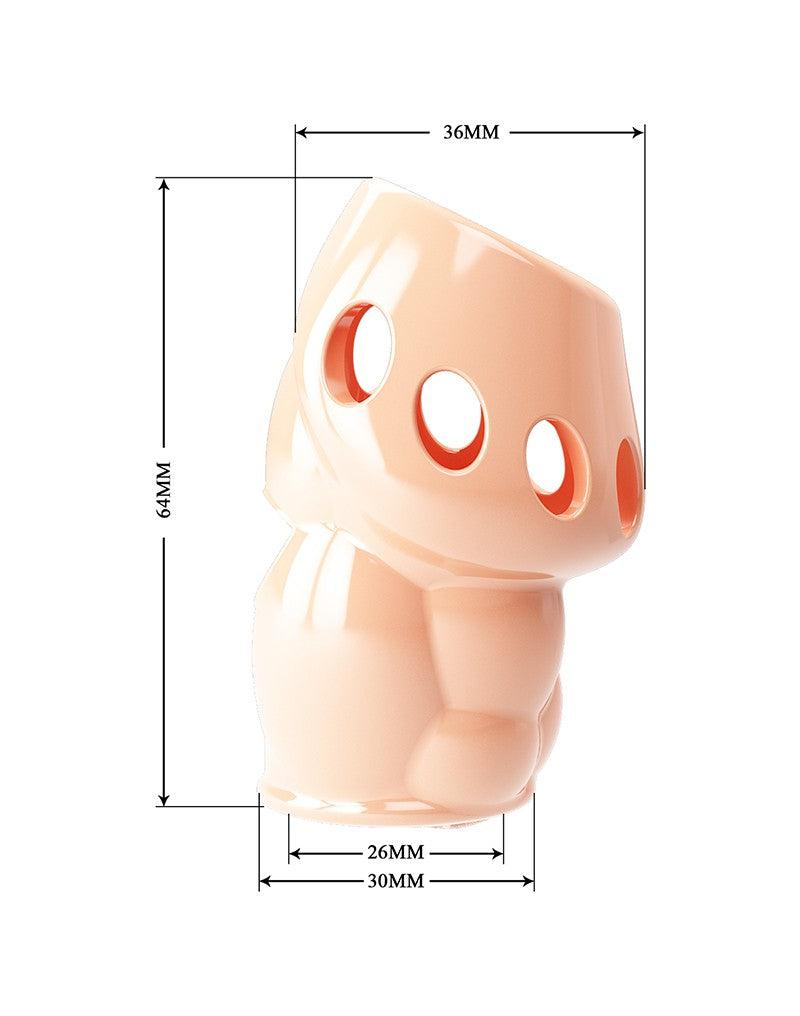 Pretty Love - Oscar - Penis Sleeve - Cock Sleeve Voor Langdurige en Sterkere Erecties - Lichte Huidskleur