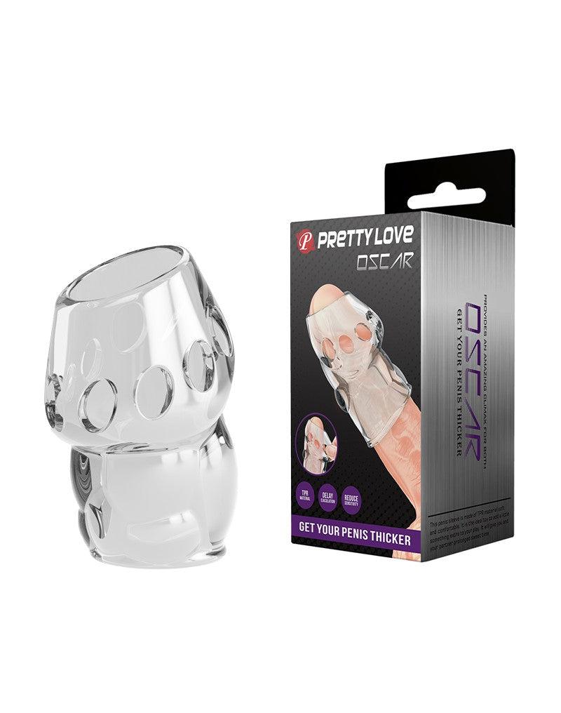 Pretty Love - Oscar - Penis Sleeve - Cock Sleeve Voor Langdurige en Sterkere Erecties - Transparant