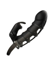 Pretty Love - Cuper - Penis Sleeve Met Clitoris Stimulator - Zwart