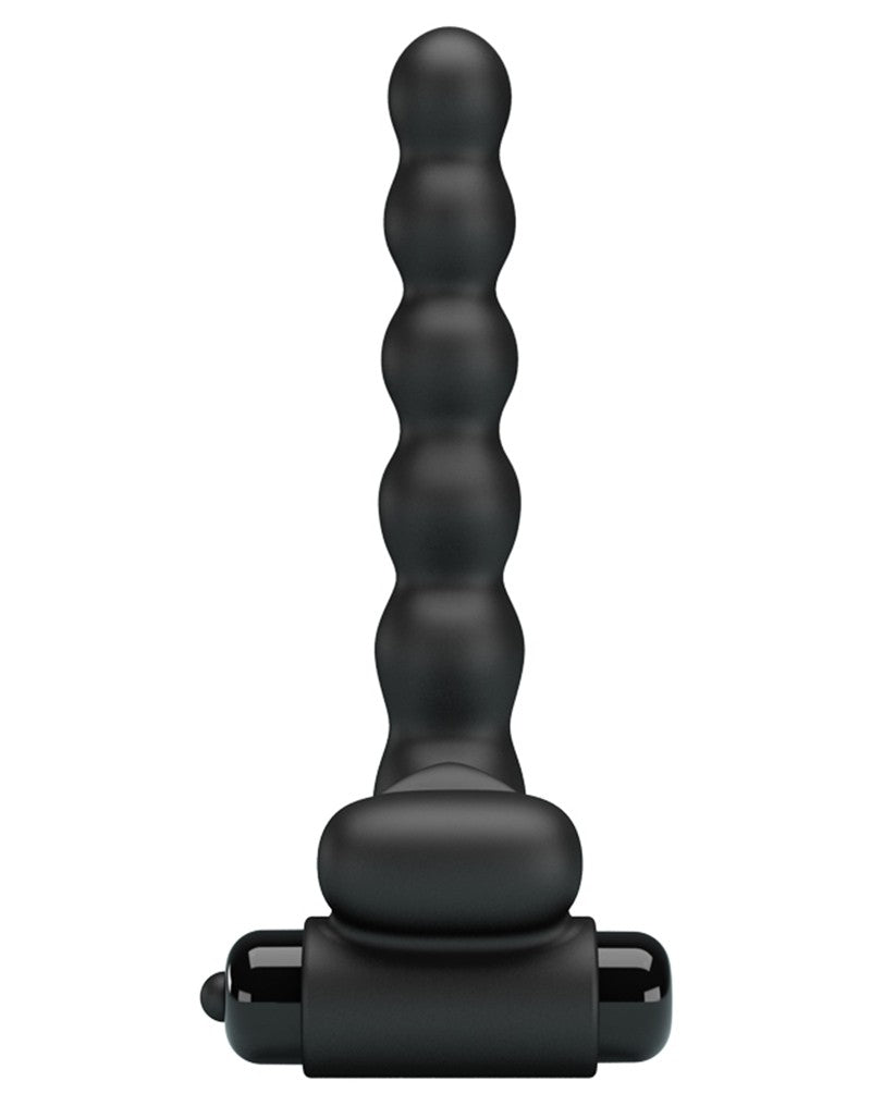 Pretty Love - Hercules - Vibrerende Cockring Met Buttplug - Zwart