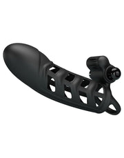Pretty Love - Penis Sleeve Met Clitoris Stimulator Nr. 2 - Zwart