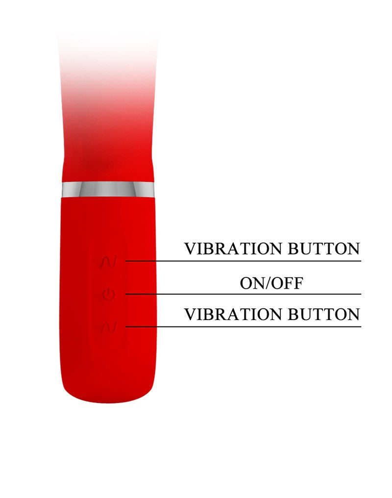 Pretty Love - Prescott - Rabbit Vibrator - Dubbele Motor - Rood