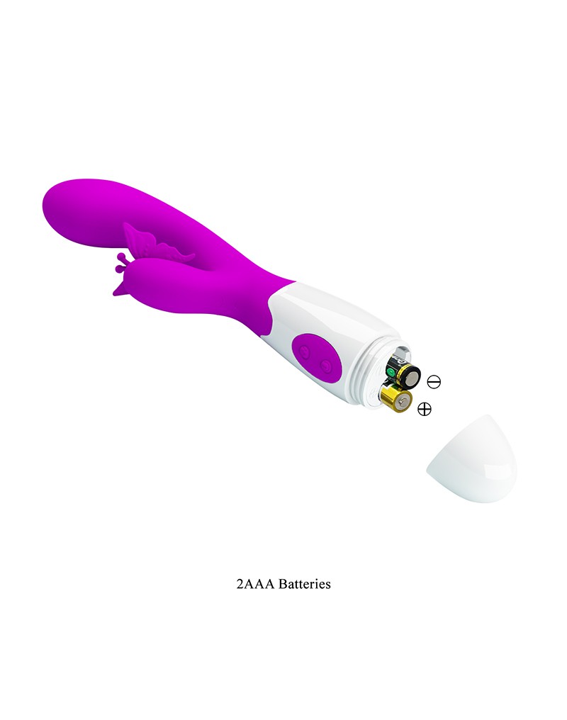 Pretty Love - Butterfly Kiss - Rabbit Vibrator - Tarzan Vibrator - Roze
