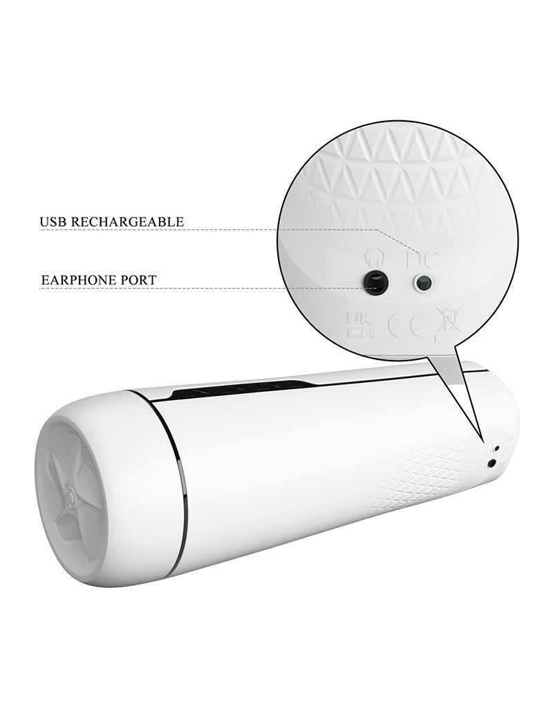 Pretty Love - Sienna - Automatisch Vibrerende Masturbator - Met Toegevoegde Kreunfunctie Zuigkracht en Instelbare Vibraties