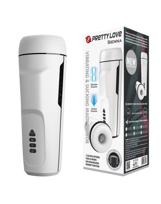 Pretty Love - Sienna - Automatisch Vibrerende Masturbator - Met Toegevoegde Kreunfunctie Zuigkracht en Instelbare Vibraties