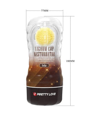 Pretty Love - Stellar Vacuüm - Masturbator Cup - Met Rollende Bal Voor Extra Sensaties - Geel