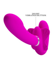 Pretty Love - Valerie - Strapless Strap-on Voorbindvibrator - Roze