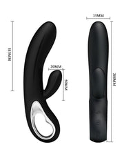 Pretty Love - Elmer - Rabbit Vibrator - Zwart