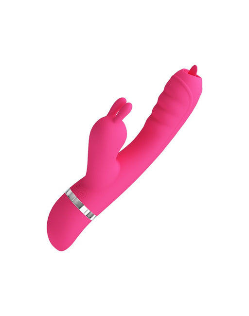 Pretty Love - Phoenix - Rabbit Vibrator Met Luchtdruk Stimulatie - Roze