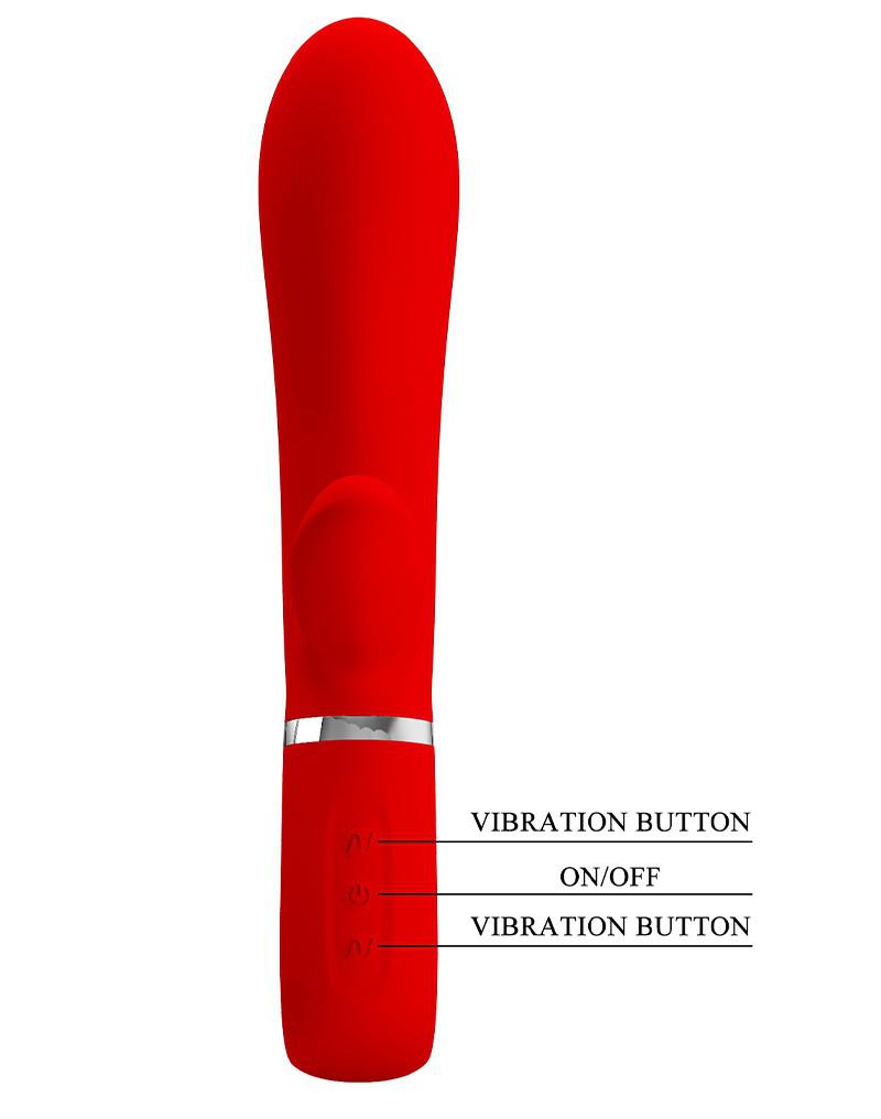 Pretty Love - Thomas - Rabbit Vibrator - Rood
