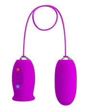 Pretty Love - Daisy - Vibrerend Eitje en Clit Licker - 2 In 1 - Roze
