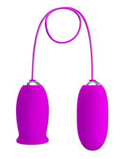 Pretty Love - Daisy - Vibrerend Eitje en Clit Licker - 2 In 1 - Roze