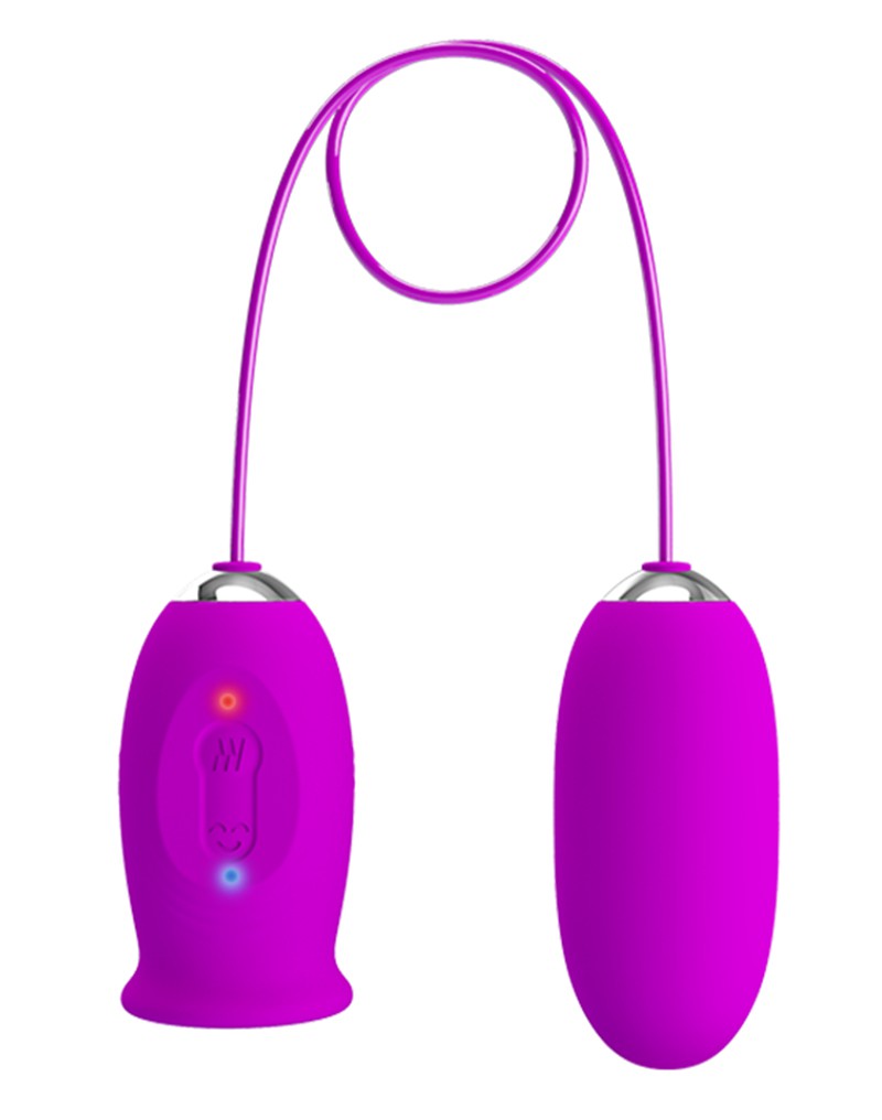 Pretty Love - Daisy - Vibrerend Eitje en Clit Licker - 2 In 1 - Roze