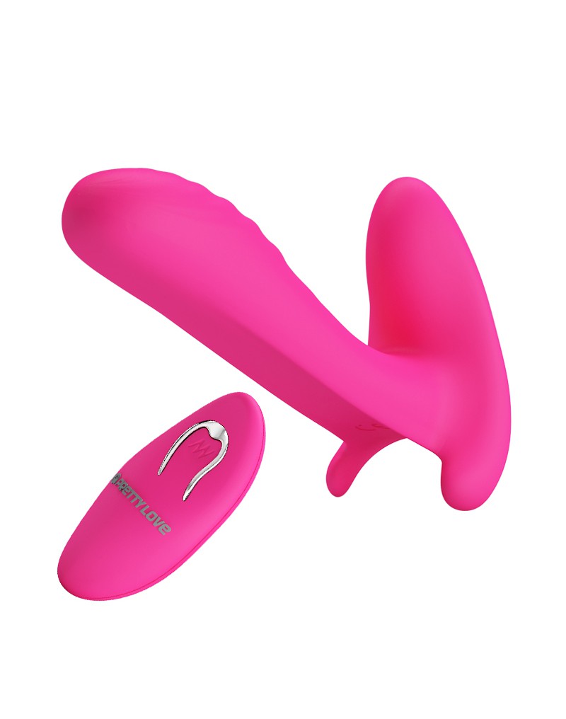 Pretty Love - Vinger Vibrator- Panty Vibrator- Partner Vibrator 3-in-1 - Roze