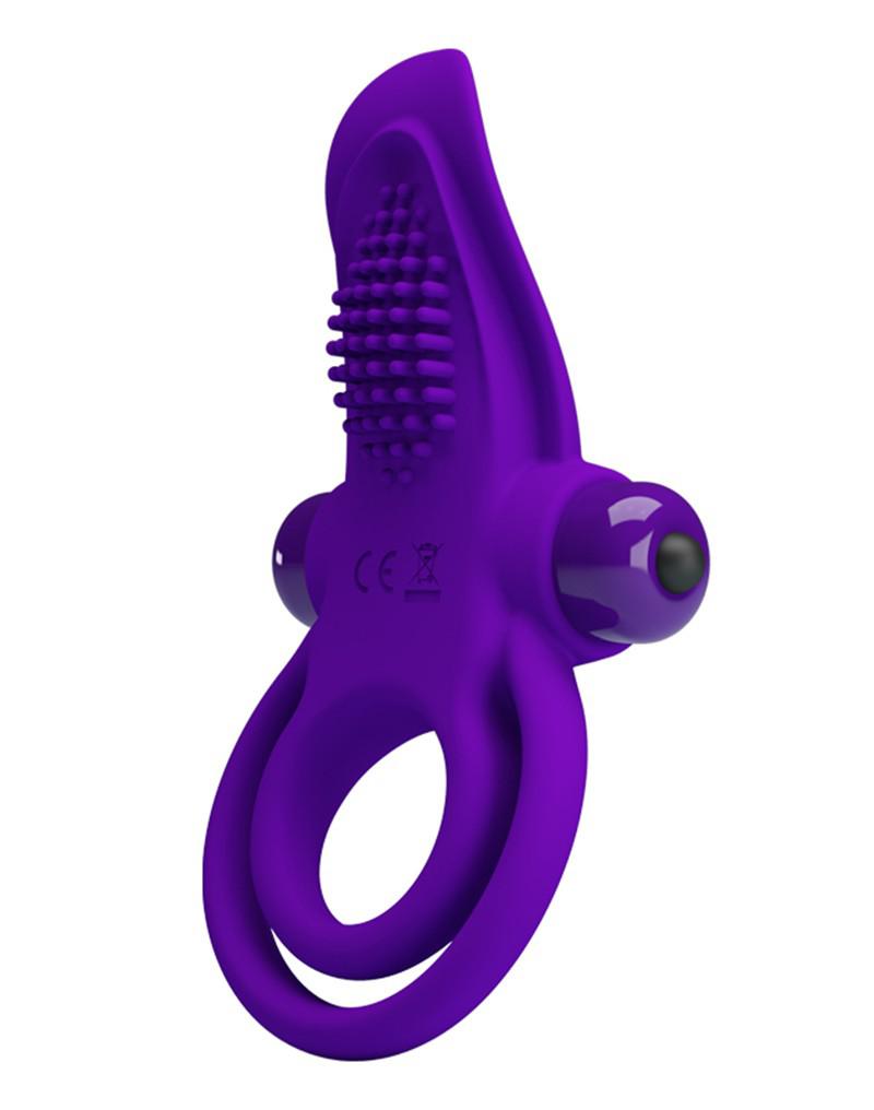 Pretty Love - Vibrerende Cockring Met clitoris tong Stimulator