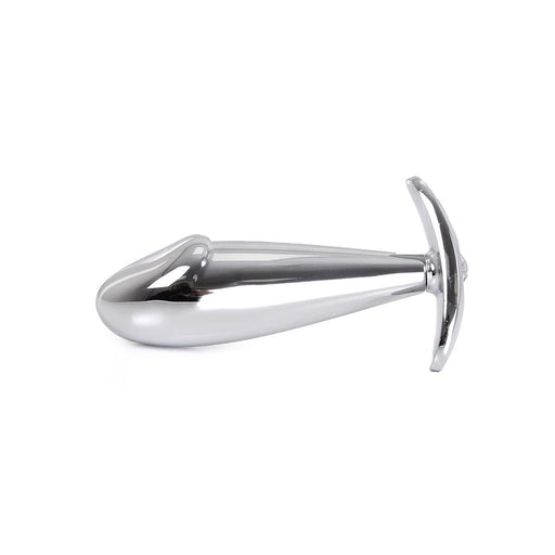 Kiotos - RVS Buttplug Met ribbel Voor prostaat stimulatie En Handvat
