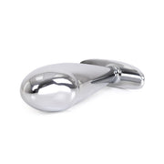 Kiotos - RVS Buttplug Met ribbel Voor prostaat stimulatie En Handvat