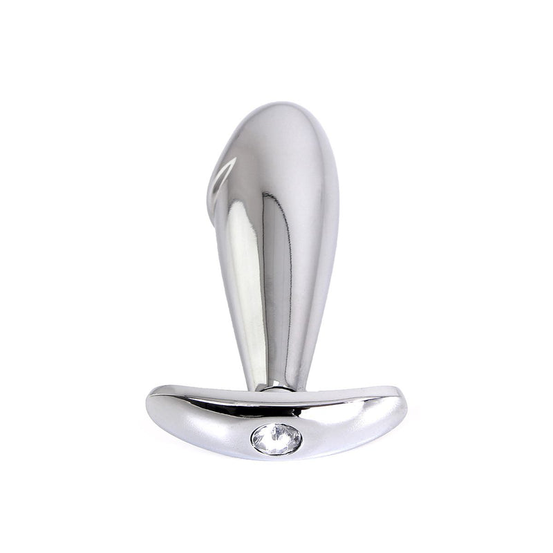 Kiotos - RVS Buttplug Met ribbel Voor prostaat stimulatie En Handvat