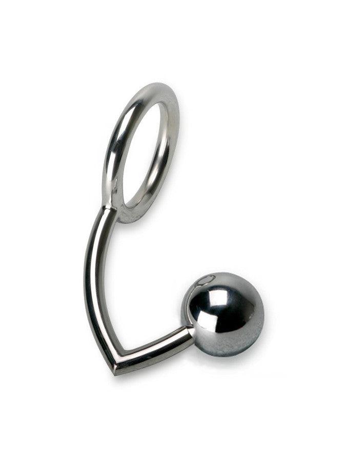 Rimba - RVS Cockring Met Buttplug - Anaal Slot