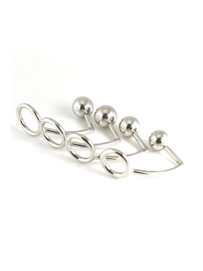Rimba - RVS Cockring Met Buttplug - Anaal Slot