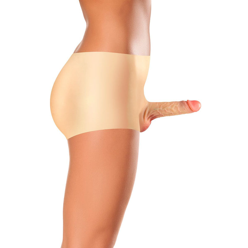 Real Body - Bodysuit - Female to Male - Mannelijk Onderlichaam met Holle Penis - Verkrijgbaar in 2 maten