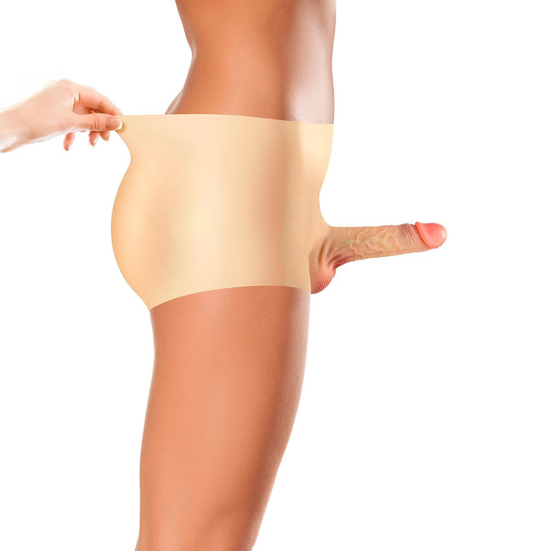 Real Body - Bodysuit - Female to Male - Mannelijk Onderlichaam met Holle Penis - Verkrijgbaar in 2 maten