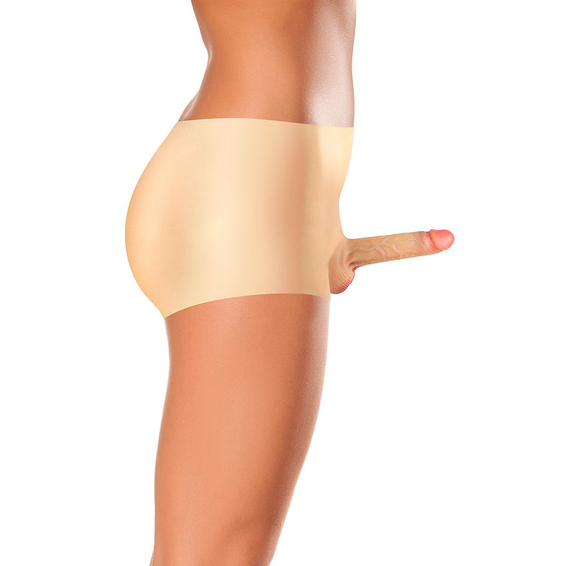 Real Body - Bodysuit - Female to Male - Mannelijk Onderlichaam met Holle Penis - Verkrijgbaar in 2 maten