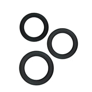Renegade - Diversity Rings - Rekbare Cockringen Set - Zwart
