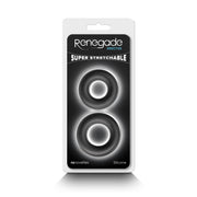 Renegade - Erectus - Rekbare Cockringen Set - Zwart