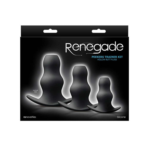 Renegade - Peeker Kit - Buttplug Set - Zwart