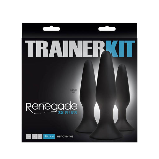 Renegade - Sliders - Buttplug Trainer Kit - Zwart