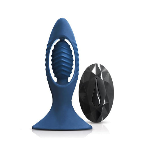Renegade - V2 - Vibrerende Buttplug - Blauw