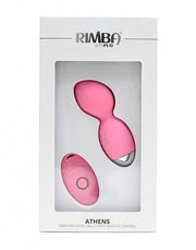 Rimba - Athens - Vibrerend Eitje Met Afstandsbediening - Roze