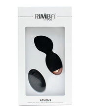 Rimba - Athens - Vibrerende Eitjes Met remote Control - Zwart