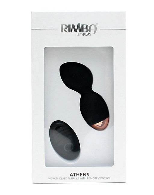 Rimba - Athens - Vibrerende Eitjes Met remote Control - Zwart