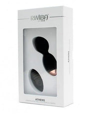 Rimba - Athens - Vibrerende Eitjes Met remote Control - Zwart