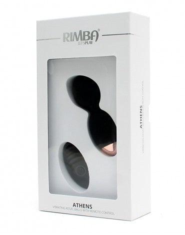 Rimba - Athens - Vibrerende Eitjes Met remote Control - Zwart