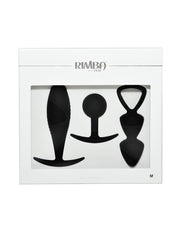 Rimba - Basel - Buttplug Set Van 3 - Zwart