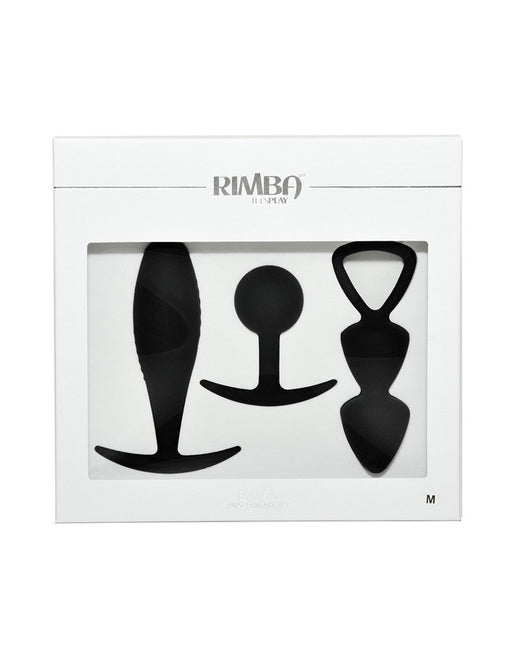 Rimba - Basel - Buttplug Set Van 3 - Zwart