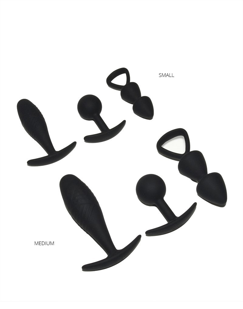 Rimba - Basel - Buttplug Set Van 3 - Zwart