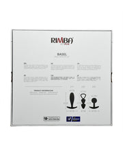 Rimba - Basel - Buttplug Set Van 3 - Zwart